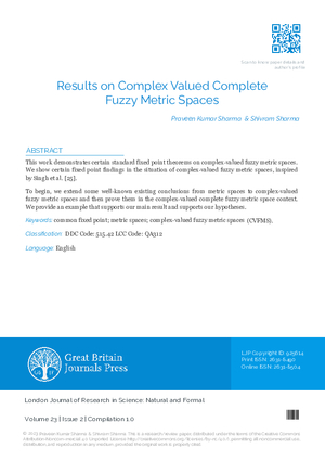 Results on Complex Valued Complete Fuzzy Metric Spaces
