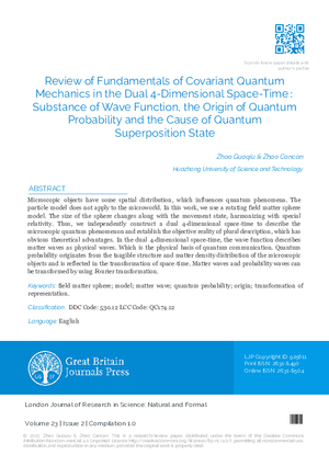 Review of Fundamentals of Covariant Quantum Mechanics in the Dual 4- Dimensional Space-Time : Substance of Wave Function, the Origin of Quantum Probability and the Cause of Quantum Superposition State