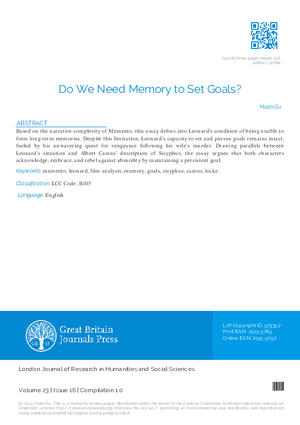 Do we need memory to set goals?