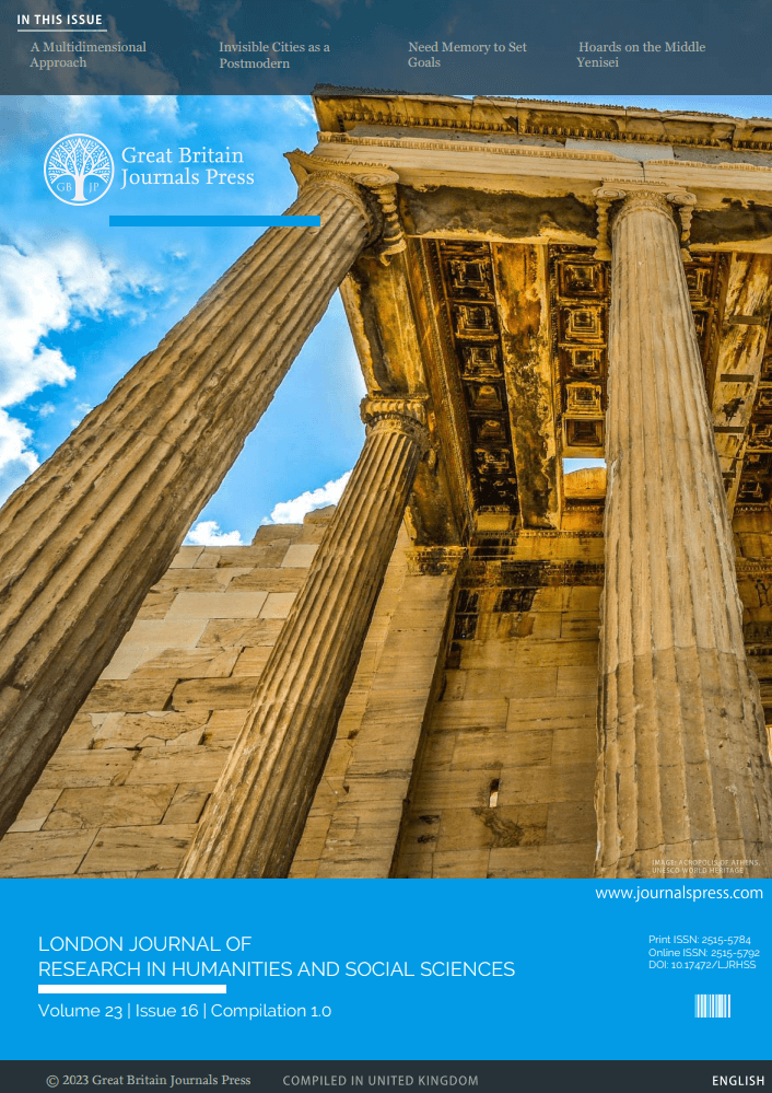 LJRHSS Volume 23 Issue 16