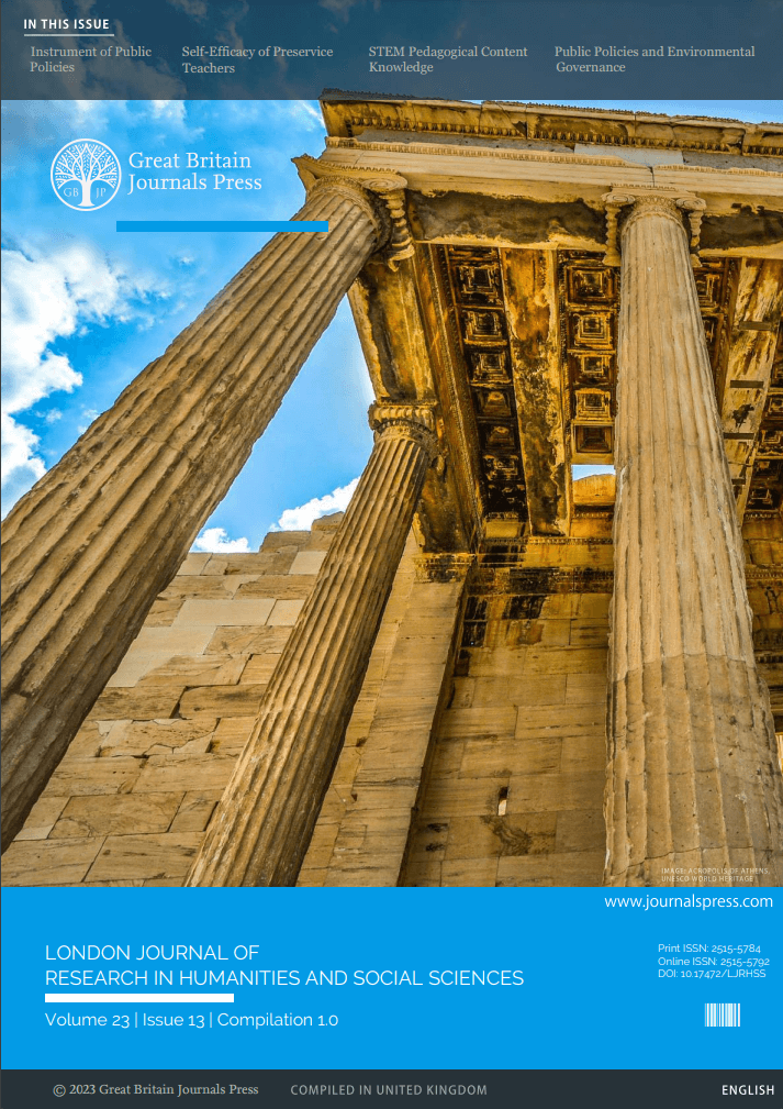 LJRHSS Volume 23 Issue 13